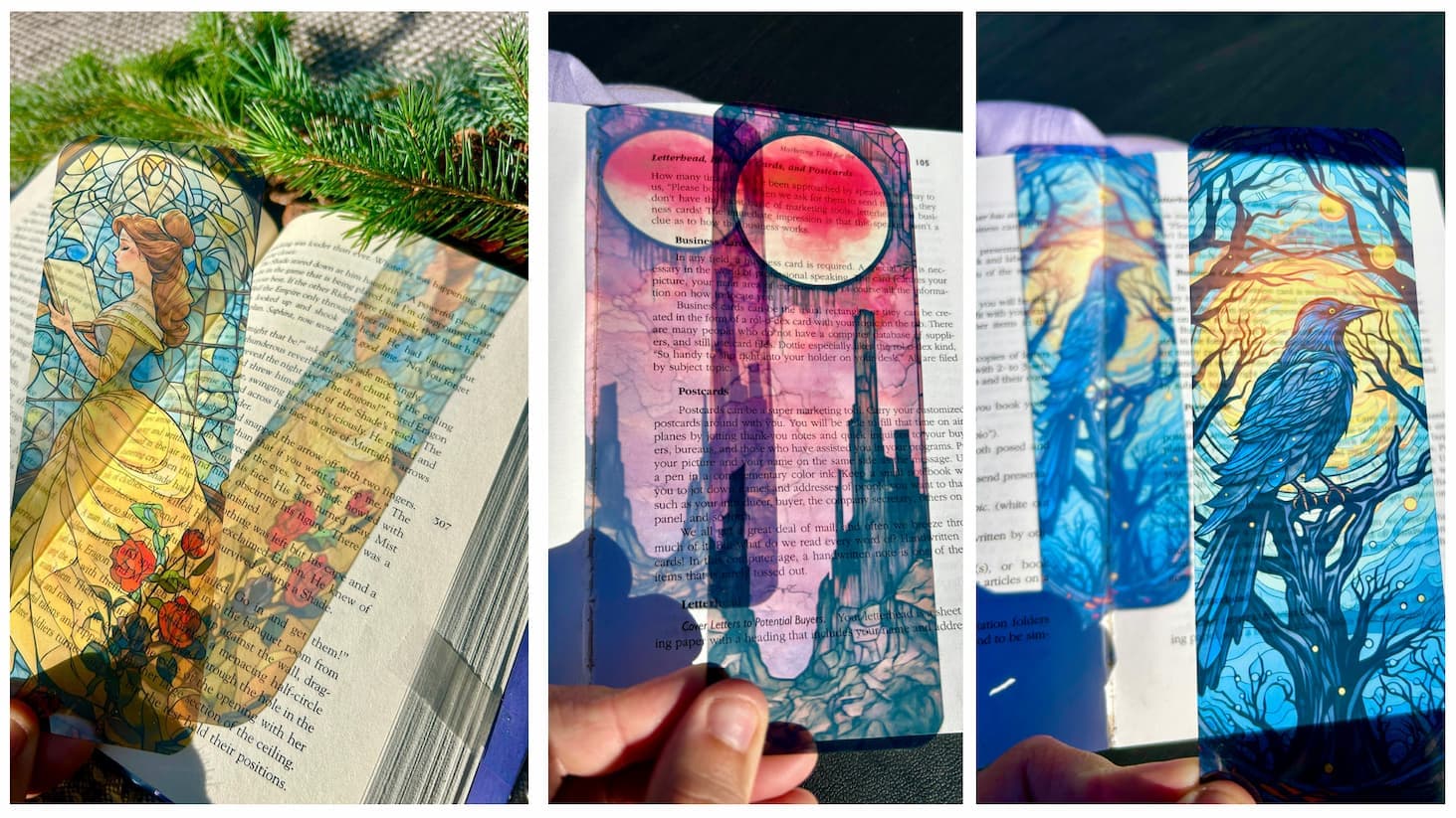 Magical Bookmarks Review: Stained-Glass Style Bookmarks for Book Lovers